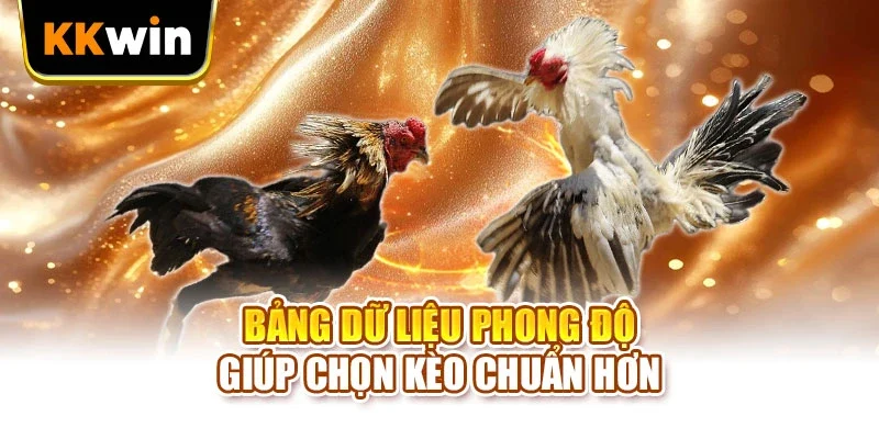 Bảng dữ liệu phong độ giúp chọn kèo chuẩn hơn