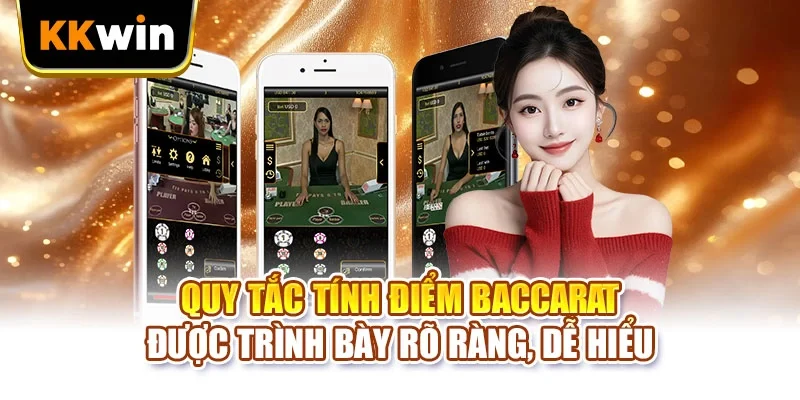 Quy tắc tính điểm Baccarat được trình bày rõ ràng, dễ hiểu